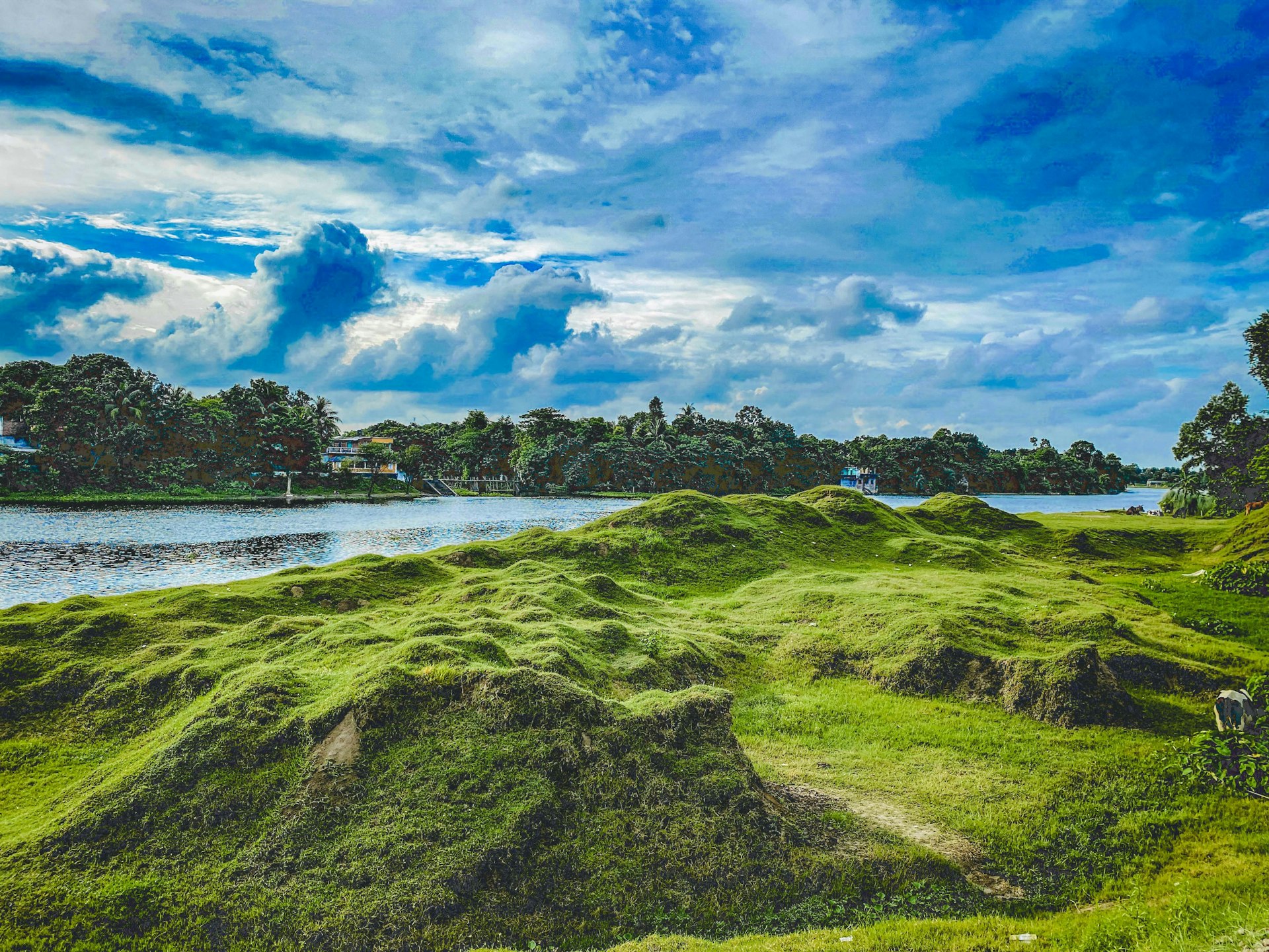 Sustainable Bangladesh Countryside and River
